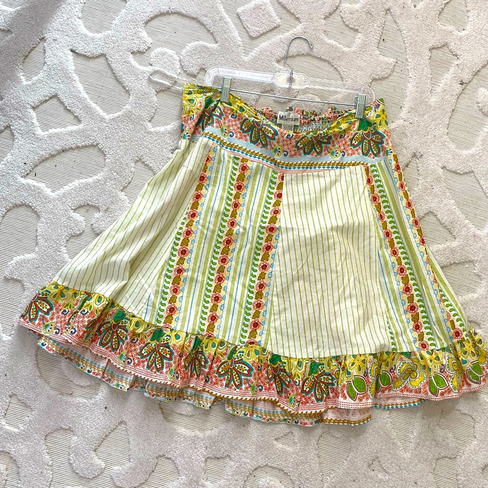 Cute colorful patterned skirt